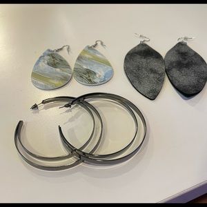 Set of 3 of Beautiful Earrings